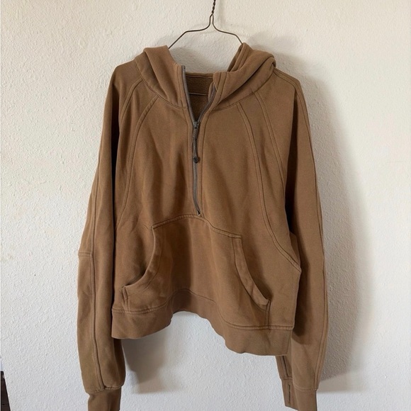 Lululemon Brown/Khaki Scuba Hoodie - Picture 2 of 5